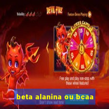 beta alanina ou bcaa